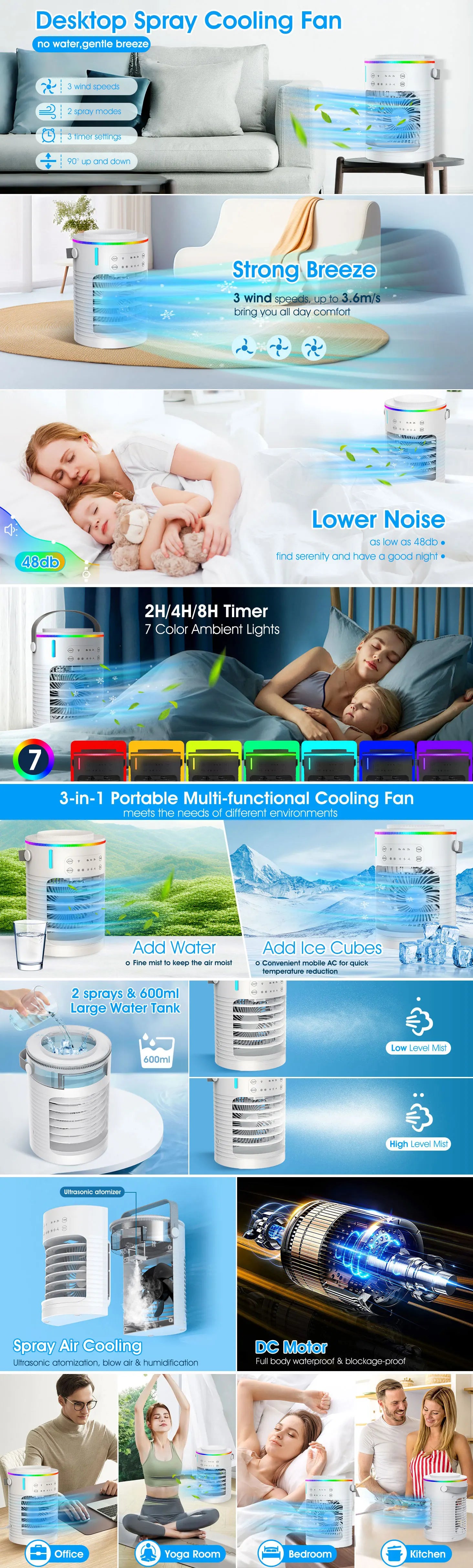 Aire Acondicionado Portátil USB