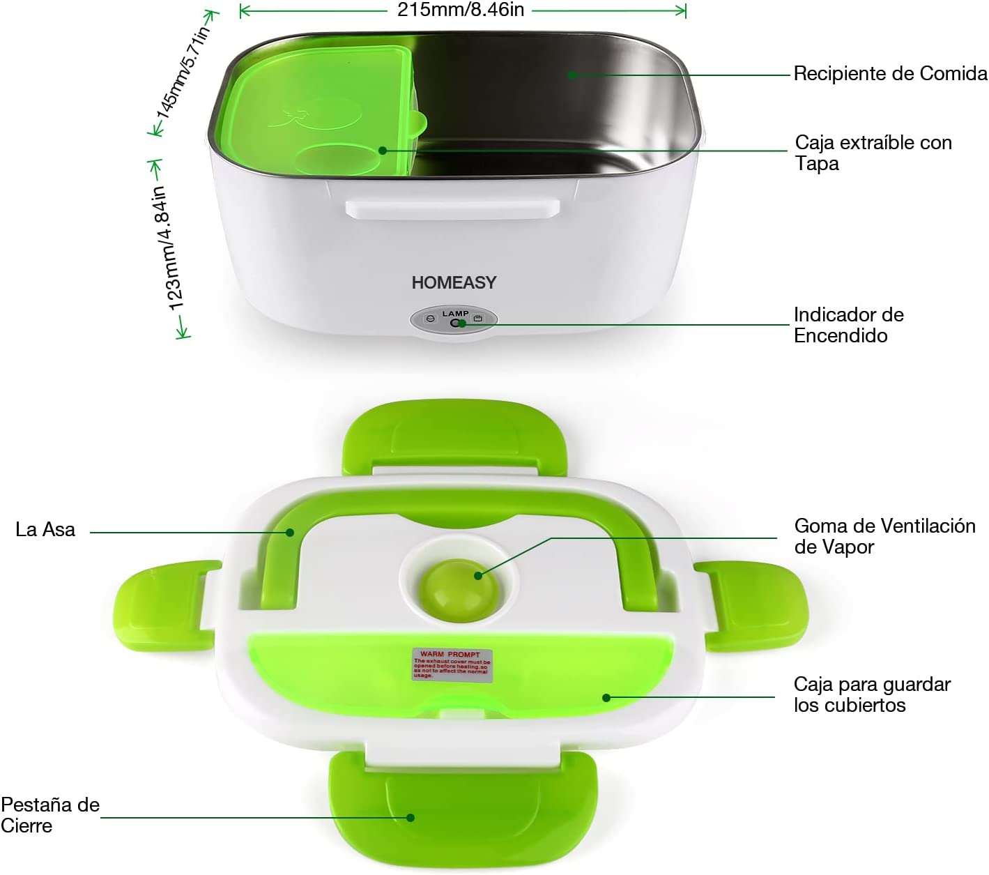 FIAMBRERA ELÉCTRICA 12V 220V, CALENTADOR DE COMIDA - Atrezzo